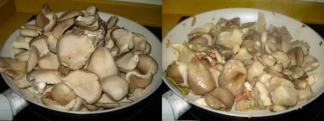 SETAS CON JAMÓN SETAS CON JAMÓN