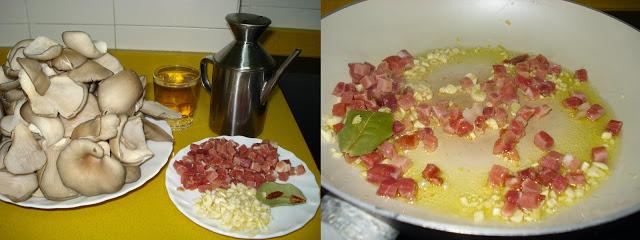 SETAS CON JAMÓN SETAS CON JAMÓN