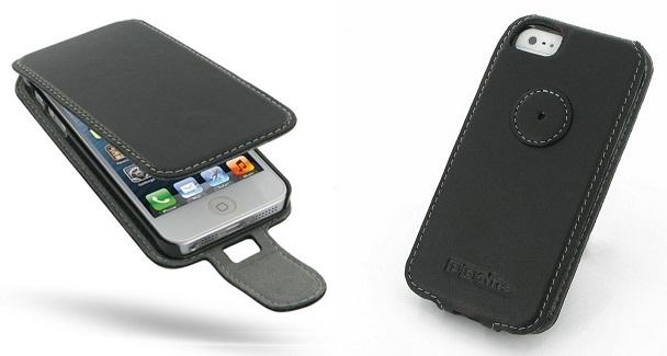 ¿Cómo instalar el clip para cinturón en la funda con tapa? Funda con tapa vertical para iPhone 5