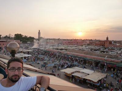 Atardecer lleno de magia en Marrakech