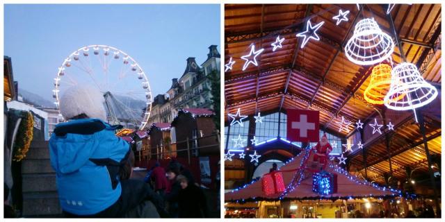 Conocer a Papá Noel en Montreux, Suiza. Escapada. Visita a Papá Noel con niños