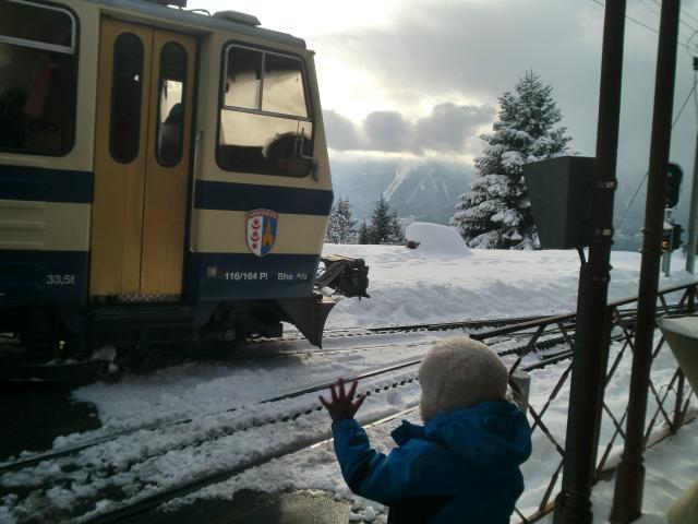 Conocer a Papá Noel en Montreux, Suiza. Escapada. Visita a Papá Noel con niños