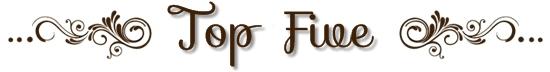 Top Five - Noviembre 2013 Top Five - Noviembre 2013