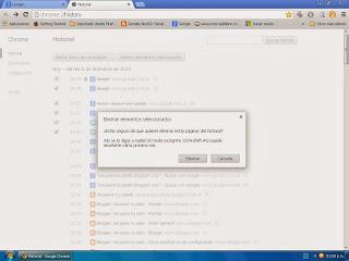 Cómo borrar el historial de google