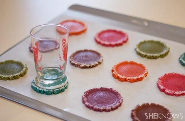 Árboles de navidad hechos con galletas