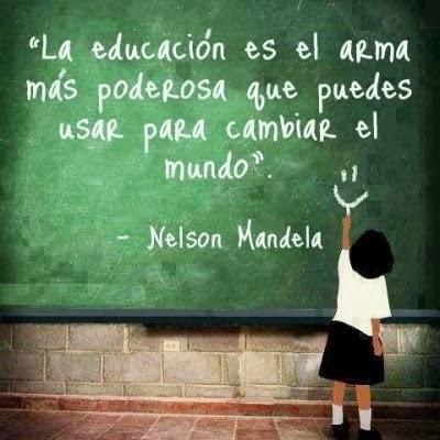 Pensamientos de Nelson Mandela sobre la educación