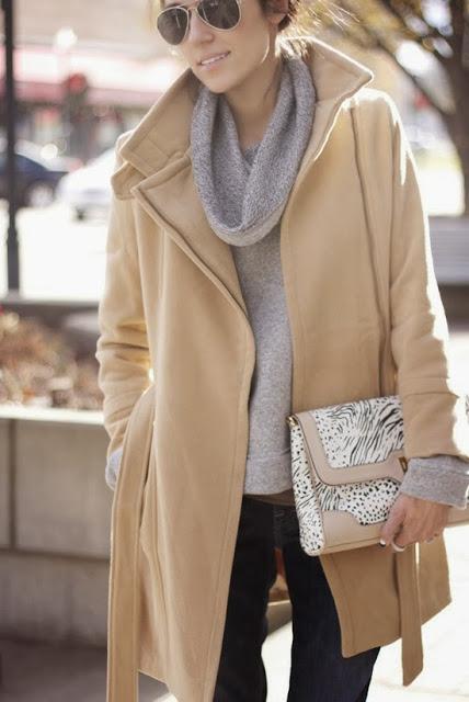 STREET STYLE INSPIRATION; CAMEL COATS.-