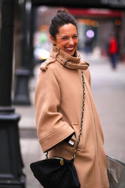 STREET STYLE INSPIRATION; CAMEL COATS.-