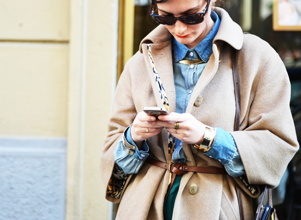 STREET STYLE INSPIRATION; CAMEL COATS.-