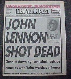 Hoy se cumplen 33 años de la muerte de John Lennon