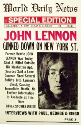 Hoy se cumplen 33 años de la muerte de John Lennon