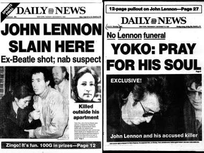 Hoy se cumplen 33 años de la muerte de John Lennon