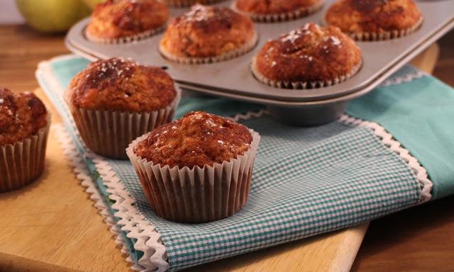 Muffins de manzana y nueces Muffins de manzana y nueces
