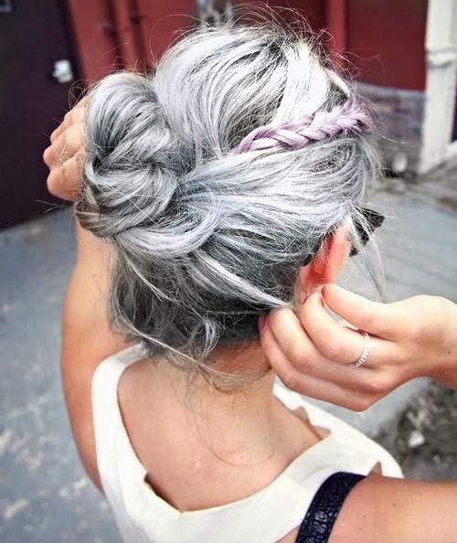 ¿pelo blanco y gris a los 20?