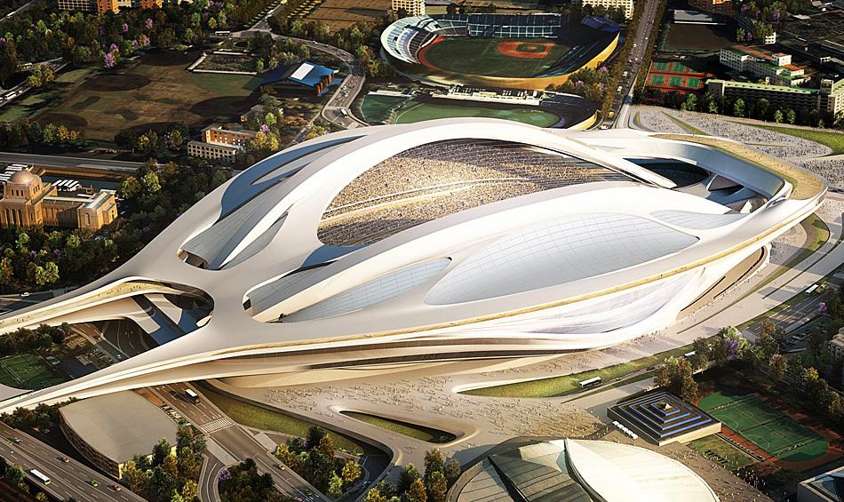 Zaha Hadid envuelta en la polémica otra vez con otro de sus proyectos. Estadio de Japón 2020