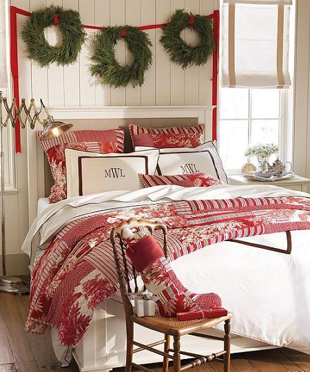 Dormitorios decorados por navidad Dormitorios decorados por navidad