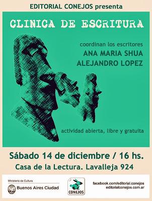 Eventos | Conejos invita a una nueva Clínica de escritura Eventos | Conejos invita a una nueva Clínica de escritura