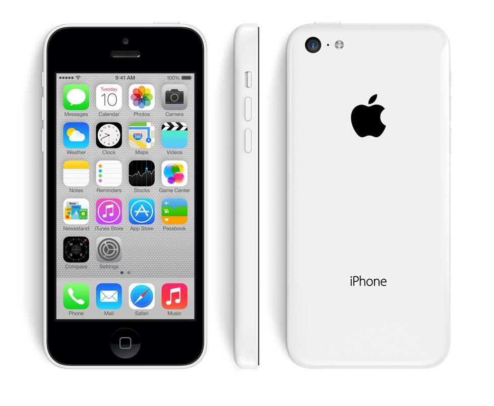 Entra en el Año Nuevo con el nuevo iPhone 5C Iphone 5c en blanco