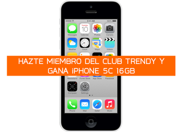 Entra en el Año Nuevo con el nuevo iPhone 5C El regalo del iPhone 5c de Club Trendy