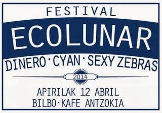 Ecolunar Bilbao 2014: Dinero, Cyan y Sexy Zebras