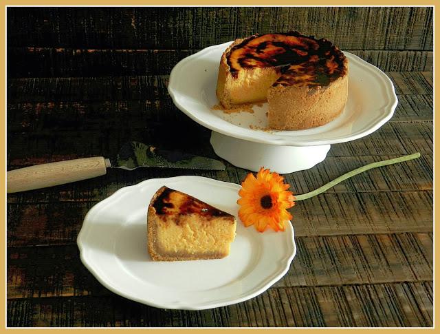 Tarta de queso y calabaza Tarta de queso y calabaza