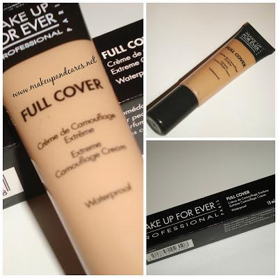 Full Cover de Make Up Forever, el producto más cubriente que he probado.