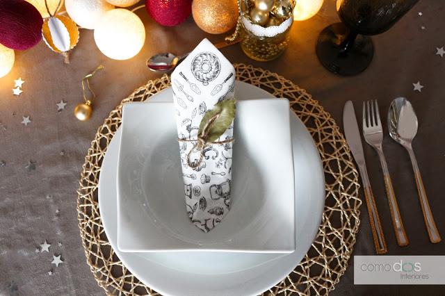 Poner la mesa en navidad con ideas nuevas y detalles DIY. Guirnaldas de luz Poner la mesa en navidad con ideas nuevas y detalles DIY. Guirnaldas de luz