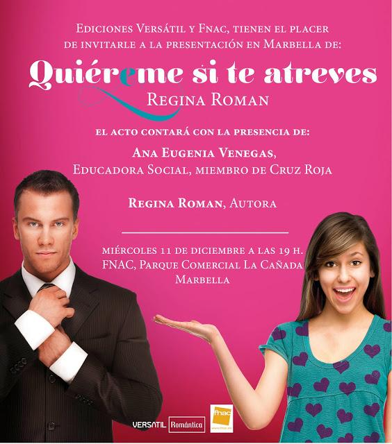 Presentación - Quiéreme si te atreves, Regina Roman en Andalucía