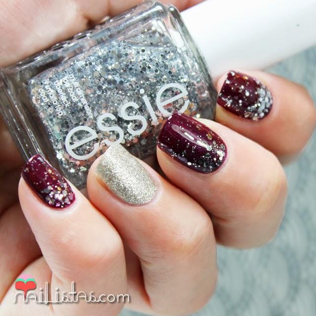 Manicura navideña | Essie Luxeffects | Set in Stones Manicura navideña | Essie Luxeffects | Set in Stones
