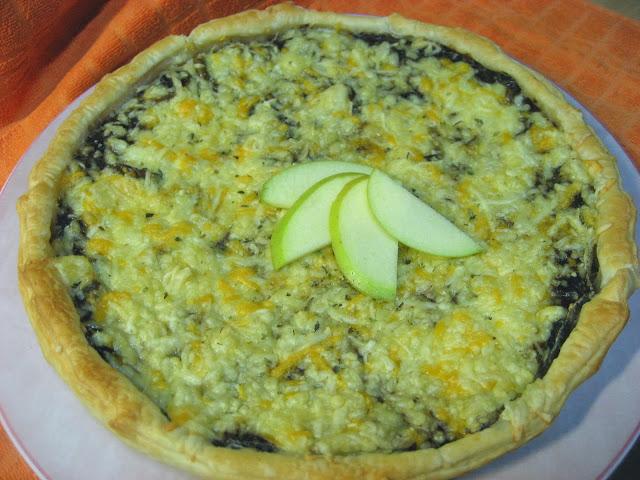 QUICHE DE BUTIFARRA NEGRA Y SETAS QUICHE DE BUTIFARRA NEGRA Y SETAS