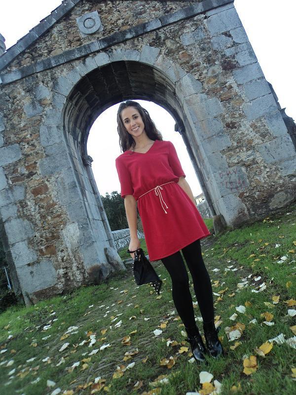 Red dress by Triana by c christmas look