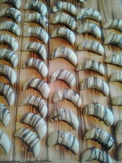 Mediaslunas de nata y vainilla! para Navidades! Mediaslunas de nata y vainilla! para Navidades!