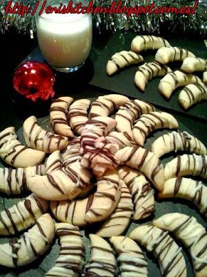 Mediaslunas de nata y vainilla! para Navidades! Mediaslunas de nata y vainilla! para Navidades!