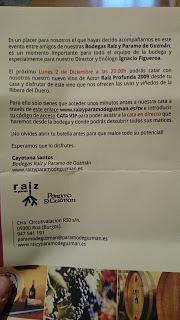 Raíz Profunda 2009 y su original cata virtual Raíz Profunda 2009 y su original cata virtual