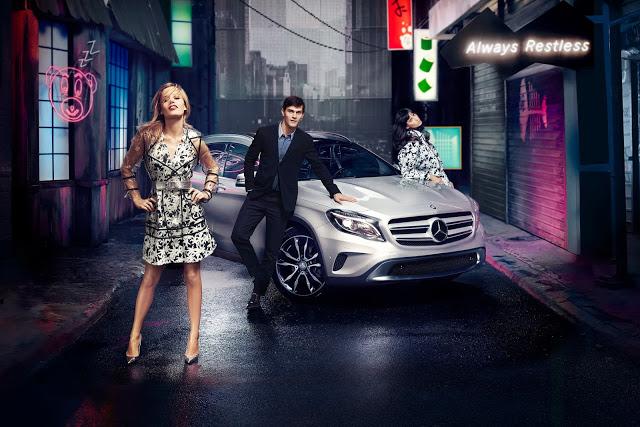 Georgia May Jagger for Mercedes GLA