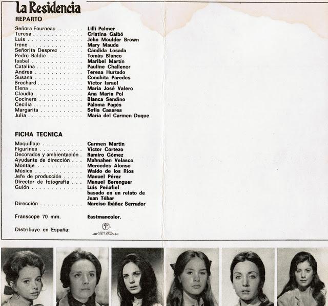 Programas de mano especiales: LA RESIDENCIA Programas de mano especiales: LA RESIDENCIA