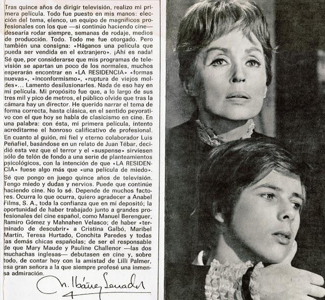 Programas de mano especiales: LA RESIDENCIA Programas de mano especiales: LA RESIDENCIA