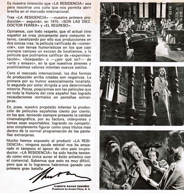 Programas de mano especiales: LA RESIDENCIA Programas de mano especiales: LA RESIDENCIA