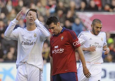 El Real Madrid saca un empate en Pamplona