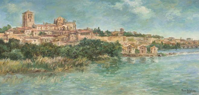 San Esteban, con su bigote daliniano, en Espacio 36 San Esteban, con su bigote daliniano, en Espacio 36