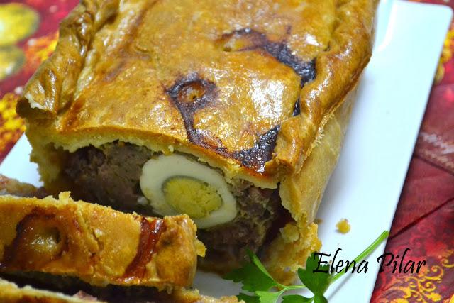 Pastel de Carne con Jamón y Huevo (Recetas navideñas, 4)