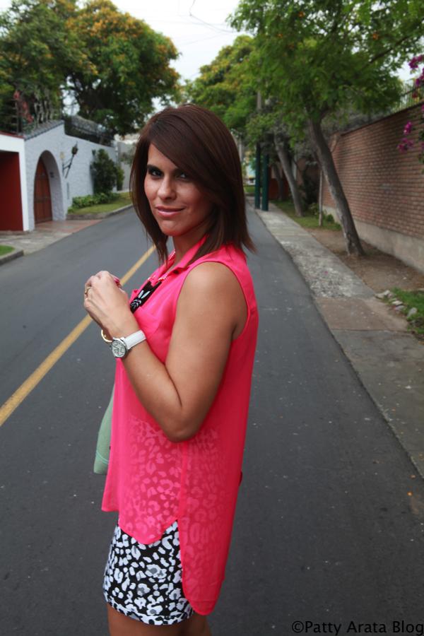Mis looks Mis looks, Butrich, Blusa de gasa, Falda estampada