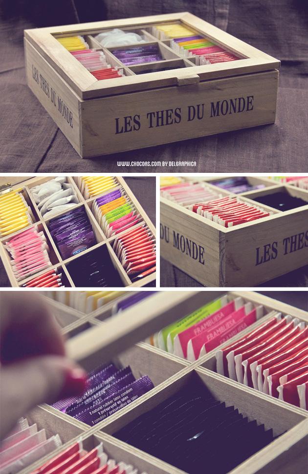 Cajas de té para regalar amigo invisibles, suegras... regalo caja té