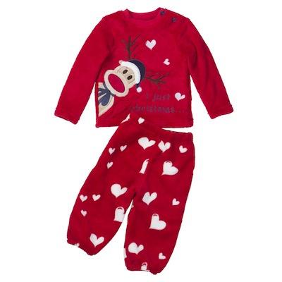 Conoce los Pijamas de Navidad para bebés de Zippy y consigue uno pijamas navidad para bebes reno con corazones