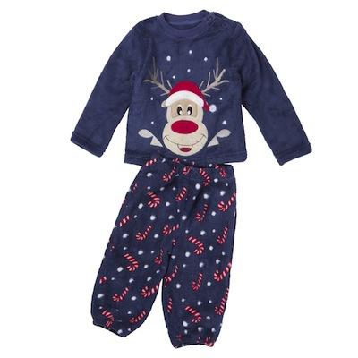 Conoce los Pijamas de Navidad para bebés de Zippy y consigue uno pijamas navidad para bebés y niños azul reno