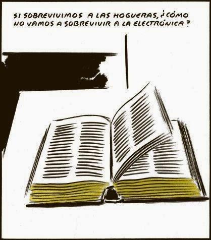 Viñeta de El Roto Libros vs e-books: la batalla que ganó el lector (en 25 viñetas)