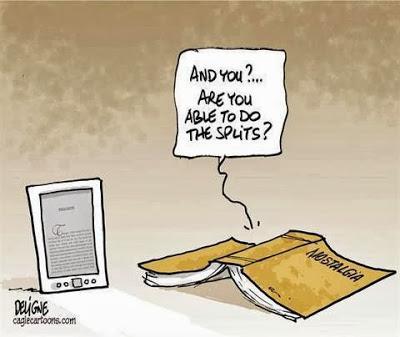 Viñeta de Frederick Deligne Libros vs e-books: la batalla que ganó el lector (en 25 viñetas)