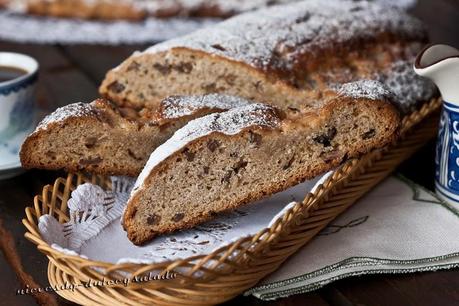 STOLLEN DE CASTAÑAS EN ALMIBAR STOLLEN DE CASTAÑAS EN ALMIBAR