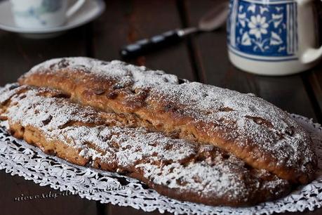 STOLLEN DE CASTAÑAS EN ALMIBAR STOLLEN DE CASTAÑAS EN ALMIBAR
