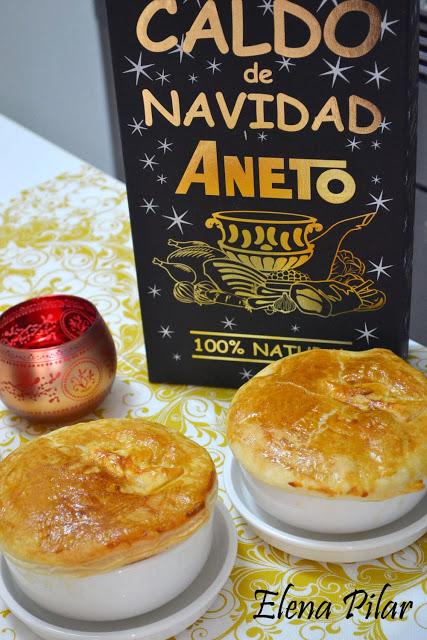 Consomé de Navidad cubierto de Hojaldre (Recetas navideñas, 5)